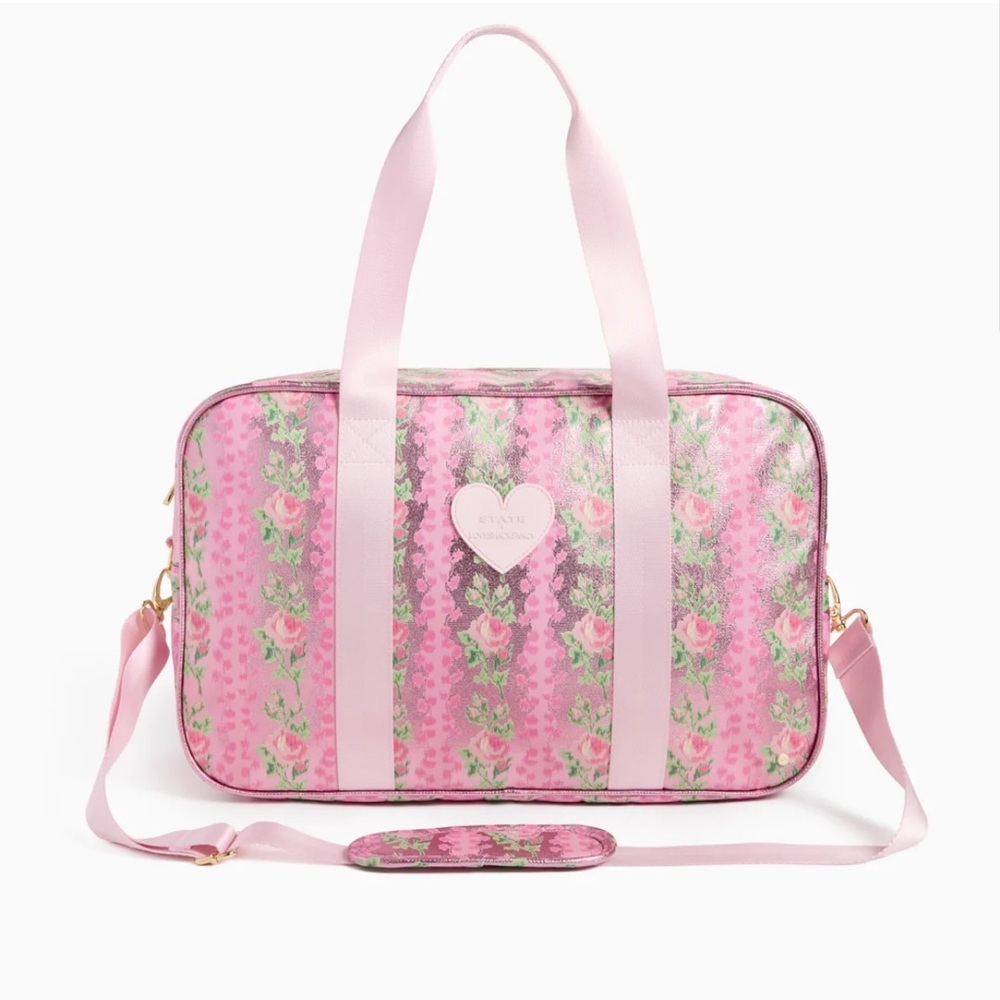 STATE X LoveShackFancy Heirloom Print Rockaway Duffle NWT
